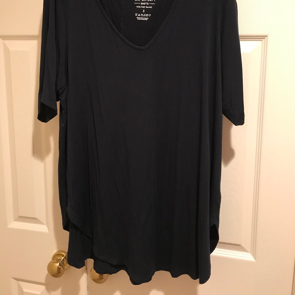 Long navy shirt - Picture 7 of 7